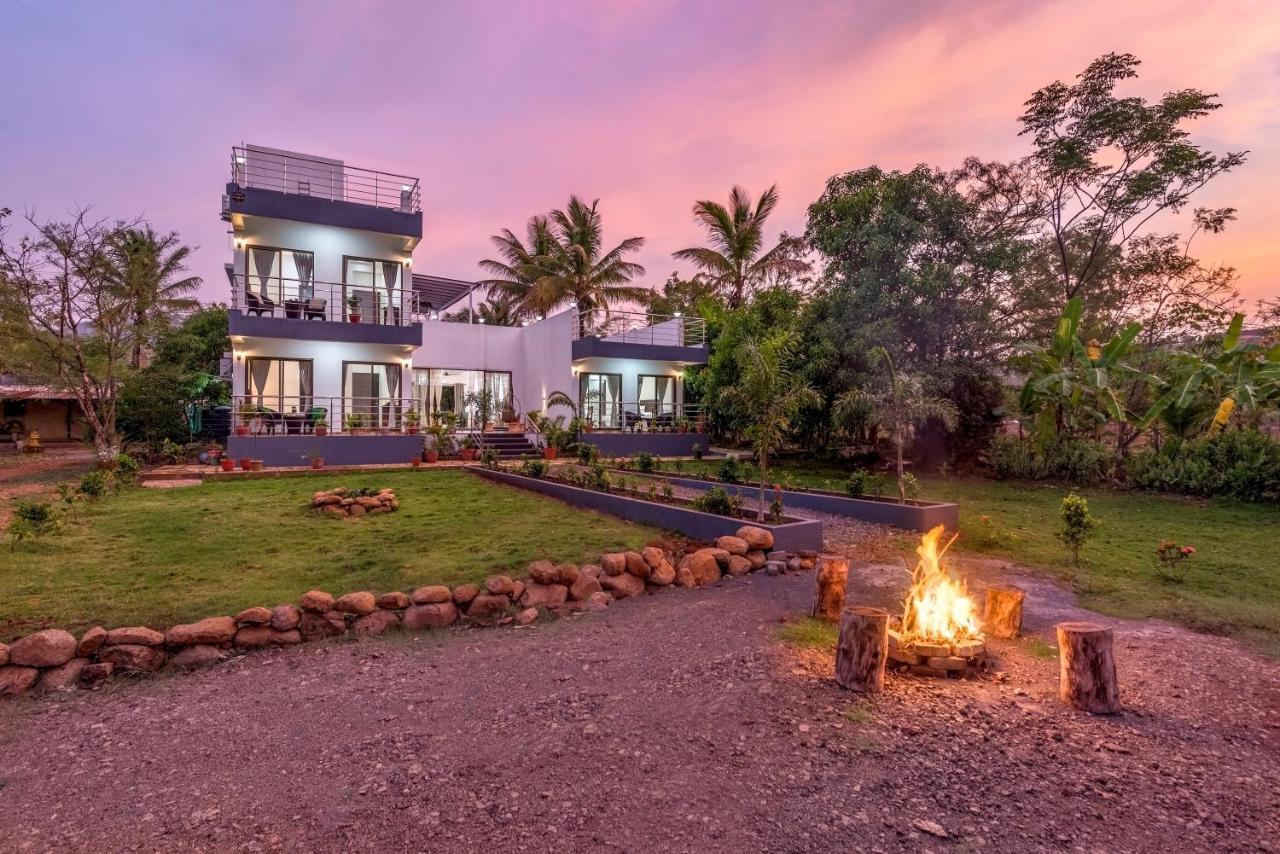 Saffronstays Lakeview Nivara - Farm Stay Villa With Private Pool Near Пуне Екстер'єр фото