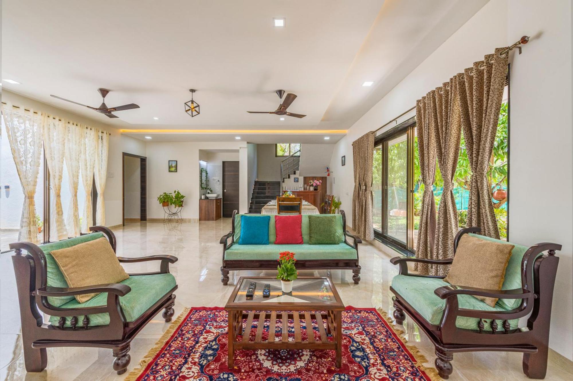 Saffronstays Lakeview Nivara - Farm Stay Villa With Private Pool Near Пуне Екстер'єр фото